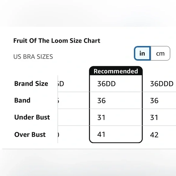 🍇NWOT Fruit of the Loom Cotton T-Shirt Bra 3-Pack 36DD - Picture 7 of 7